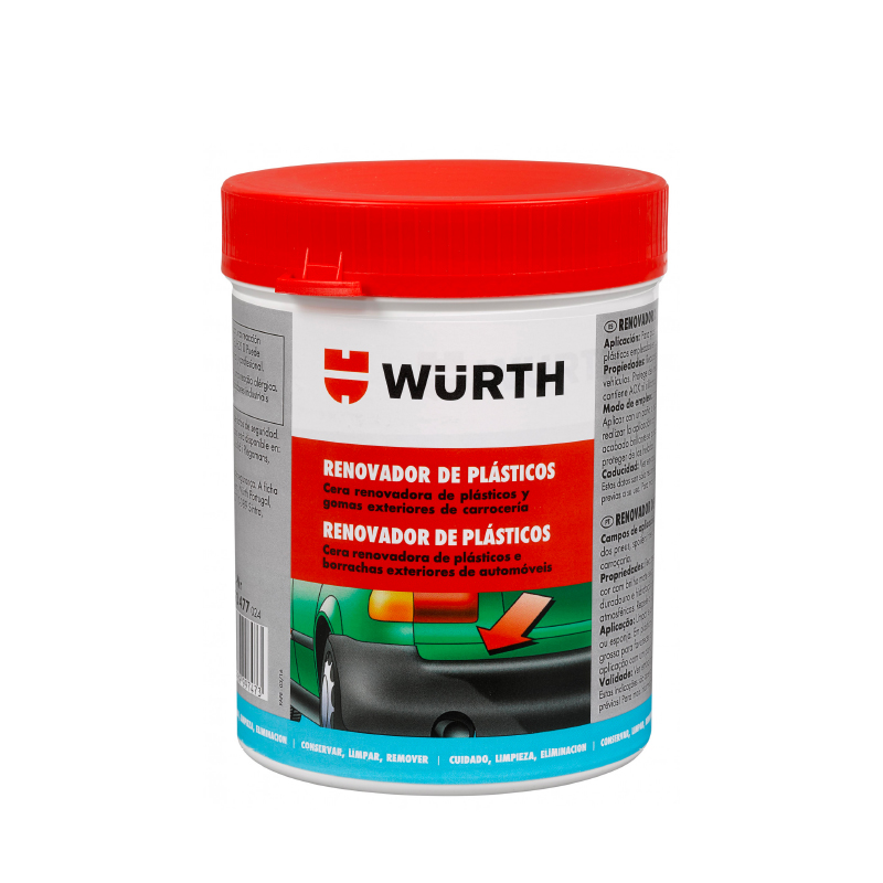 Würth España S.A. - ¡Nuestro Renovador de Plásticos está hecho a base de  ceras para el mantenimiento de plásticos y gomas tanto en exteriores como  interiores! 👇 ✓ Alta duración después de